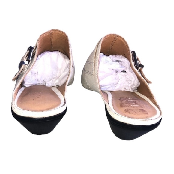 NWOT Joie Cabery Western Block Heel Slip-On Mule Loafer Slides size 8.5 - Picture 11 of 15